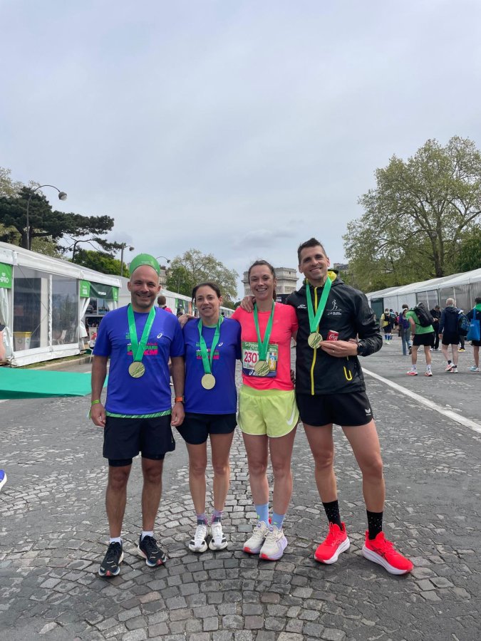 Et puis il y avait aussi nos Marathoniens à Paris